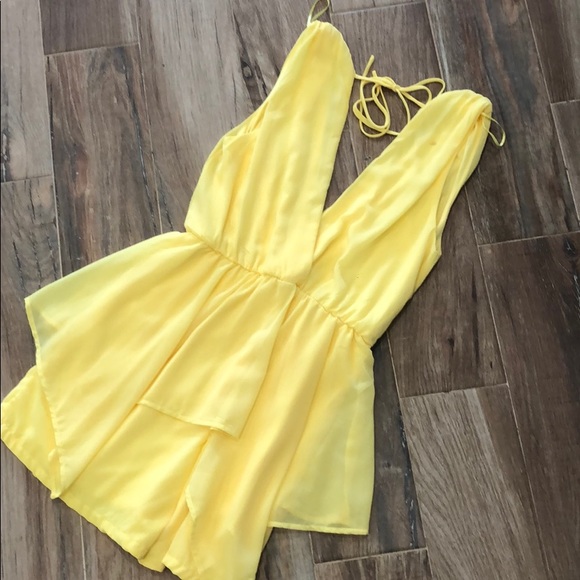 Yellow Romper - Picture 2 of 2